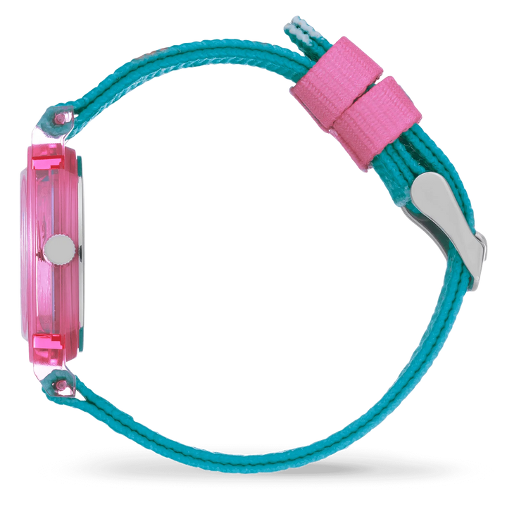 ICE Learning Pink Flowers Kinderuhr