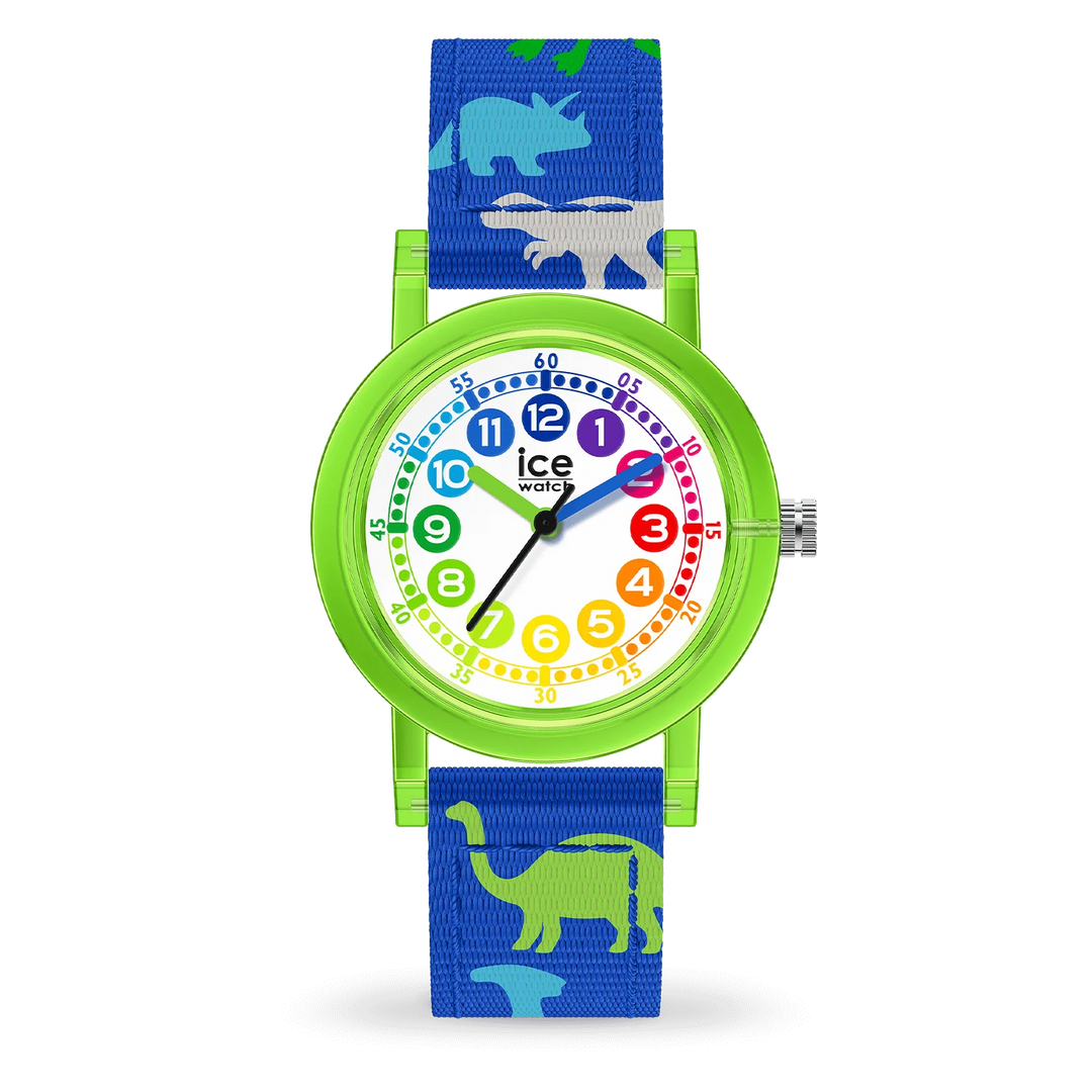 ICE Learning Green Dinosaur Kinderuhr