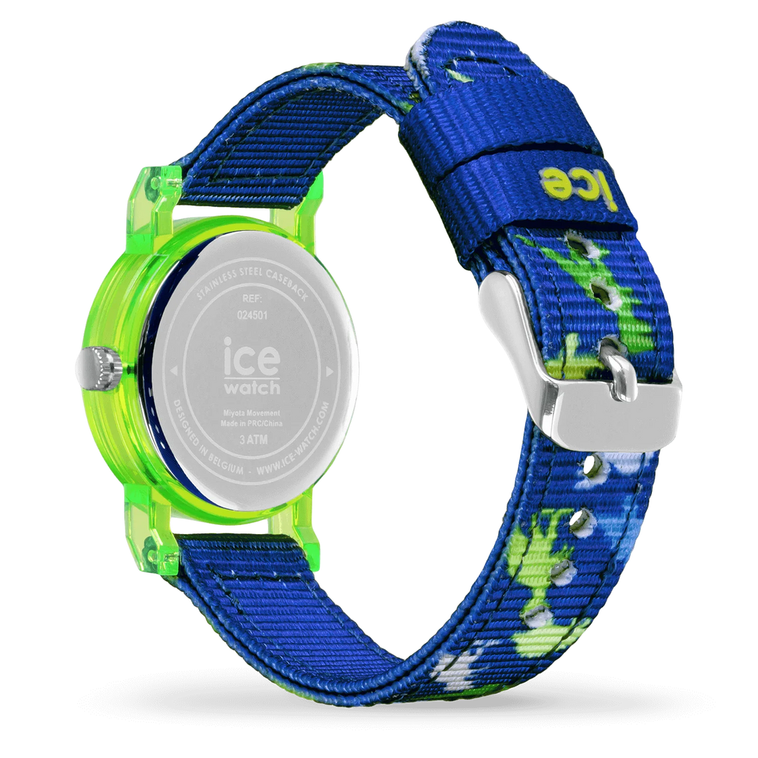 ICE Learning Green Dinosaur Kinderuhr