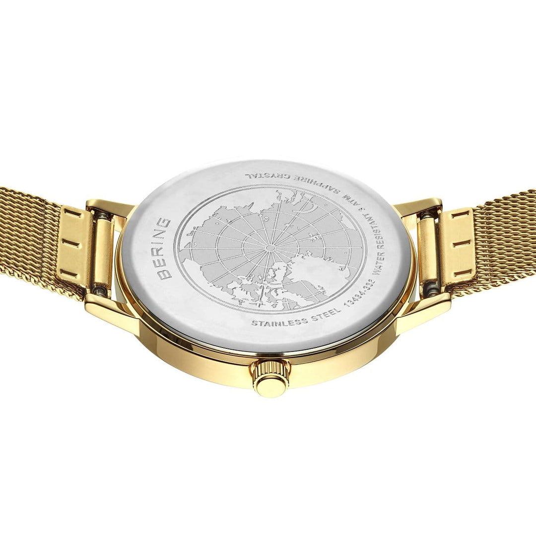 Bering Damenuhr Classic, gold glänzend, 13434-332
