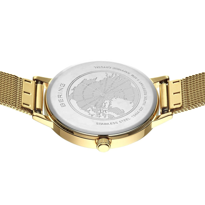 Bering Damenuhr Classic, gold glänzend, 13434-332