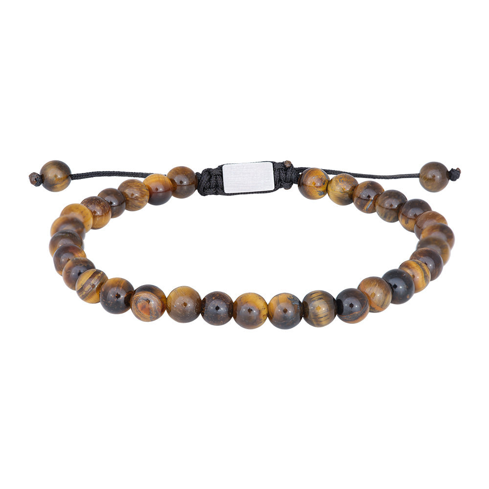 SON Armband gelbes Tigerauge, glänzend