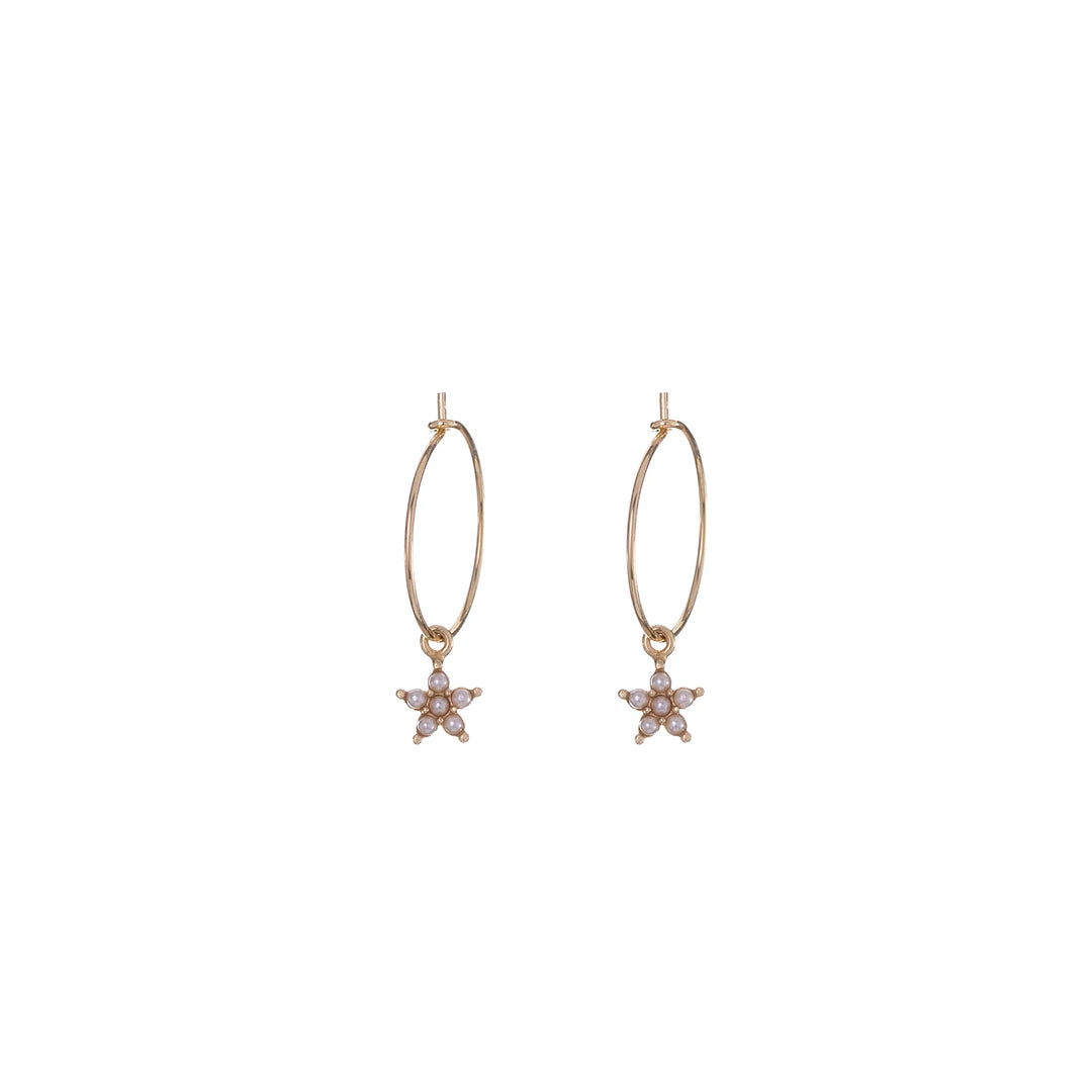 Ohrringe Twinkle, Sterlingsilber vergoldet
