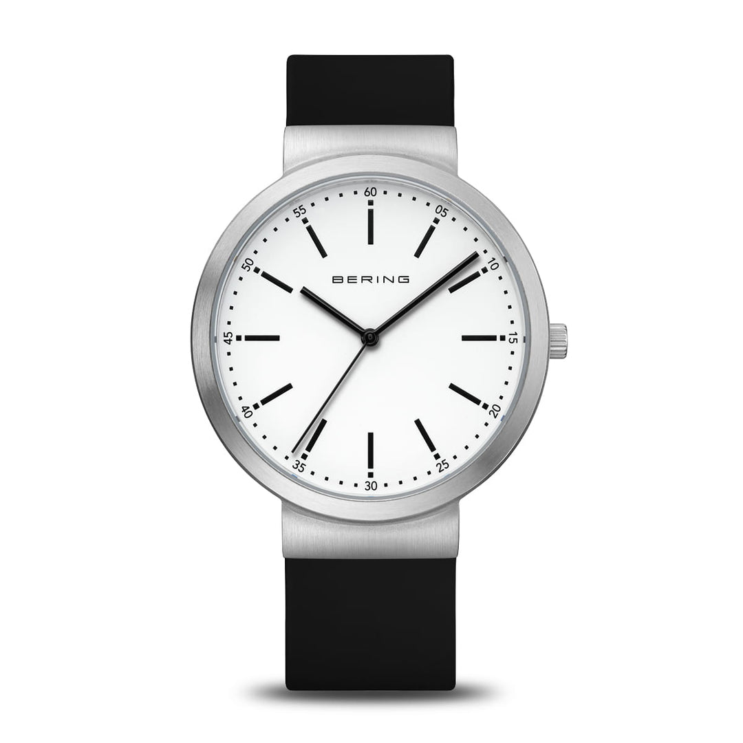 Bering Classic, Herrenuhr, silber glänzend, 10141-404