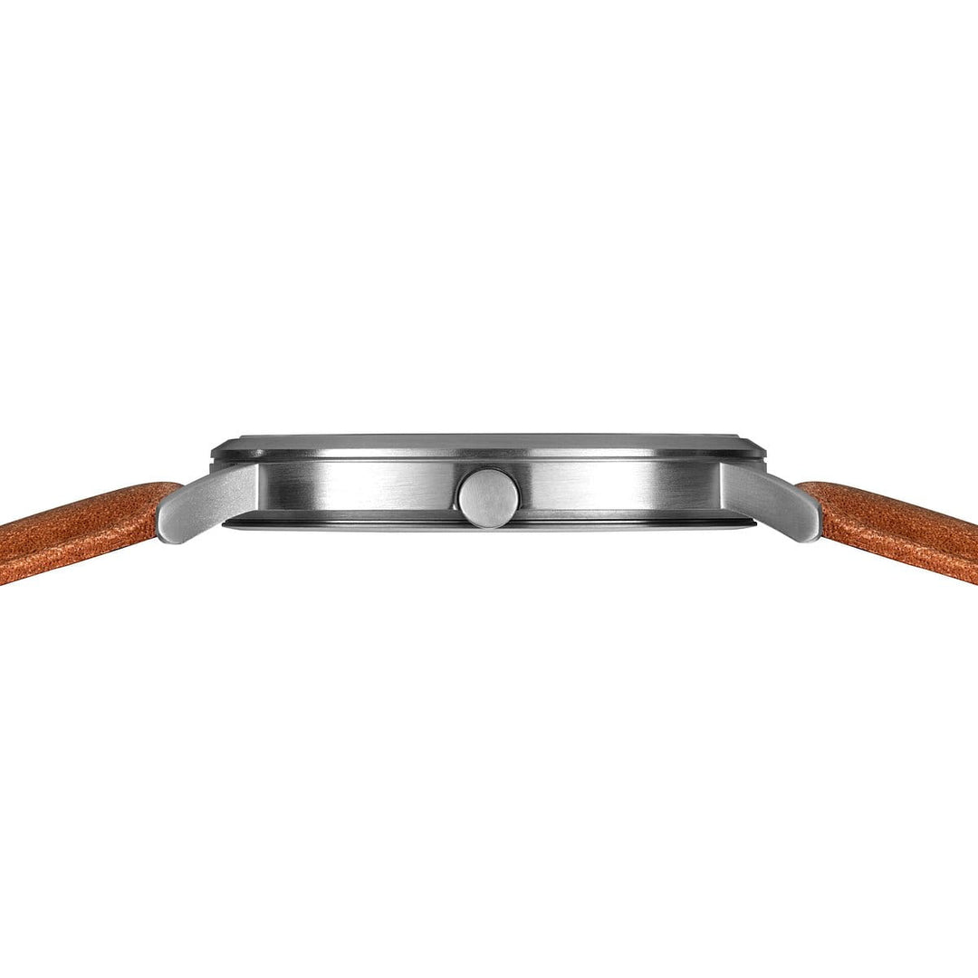 Bering Herrenuhr – Titanium, silber gebürstet 18640-567