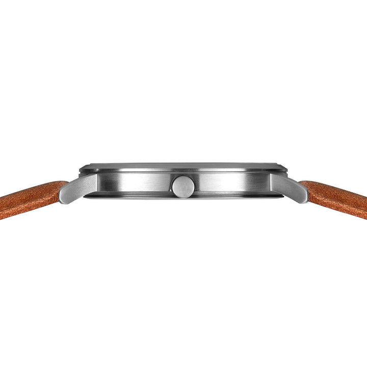 Bering Herrenuhr – Titanium, silber gebürstet 18640-567