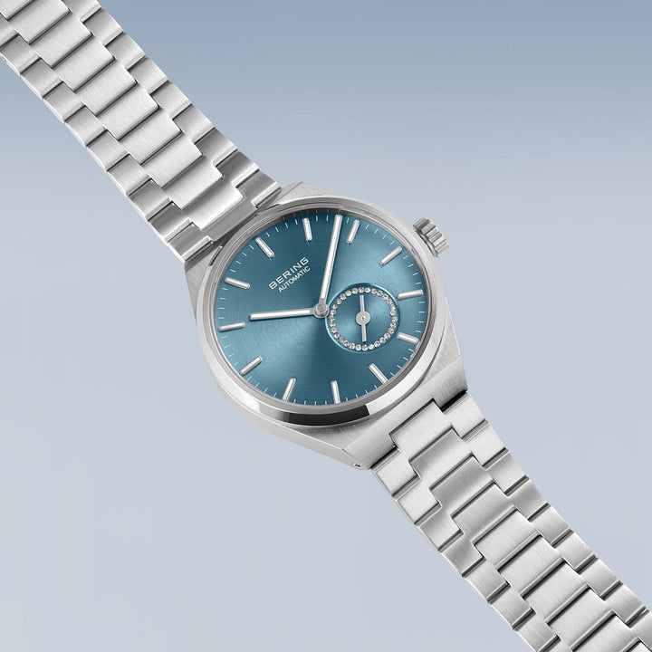 Bering Automatik silber gebürstet 19435-Charity Damen
