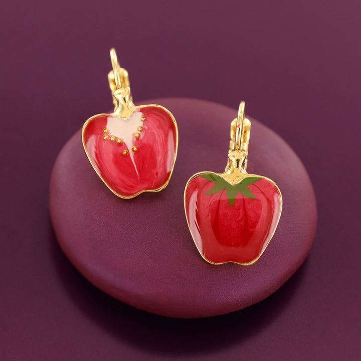 Ohrringe Paprika rot