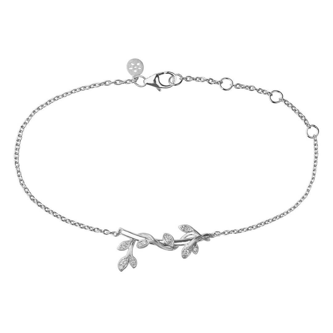 byBiehl Jungle Ivy Sparkle Armband Sterlingsilber