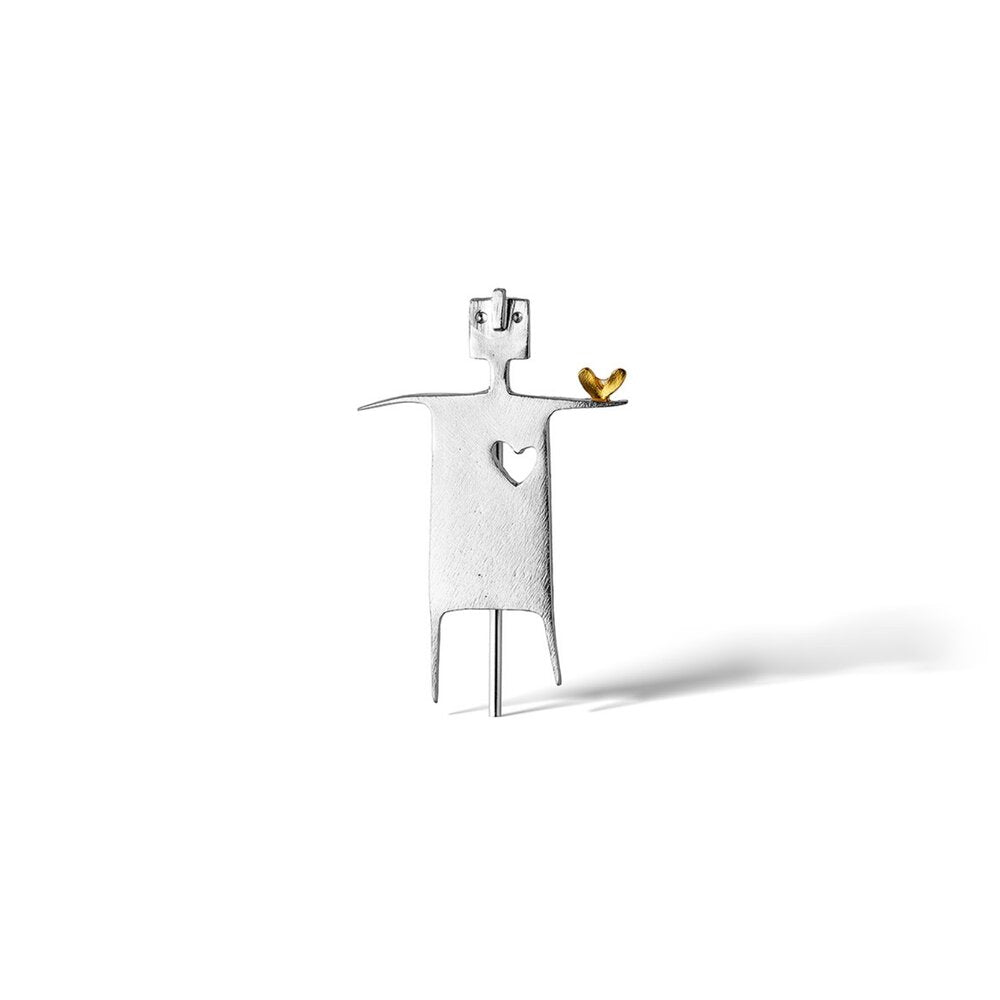 Brosche Sterlingsilber "Kykladische Form IV"