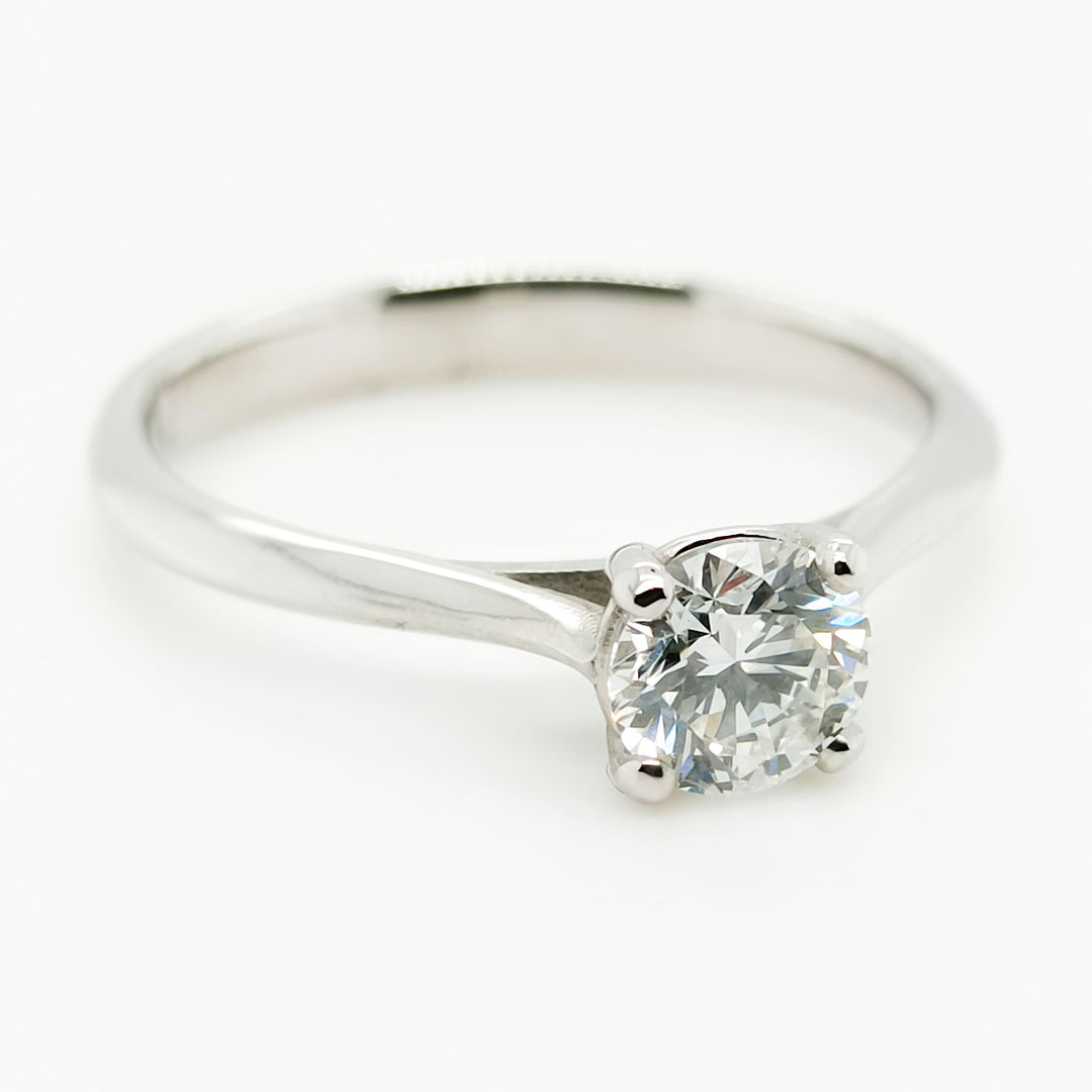 Solitair Ring Platin, Brilliant