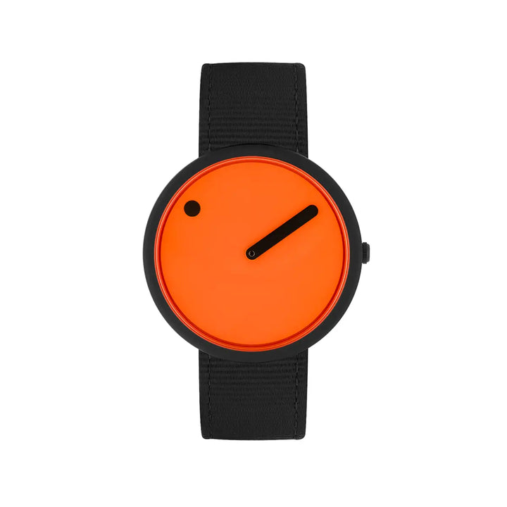 Picto Armbanduhr Manta Rey Black R44007-R006 orange recycled strap