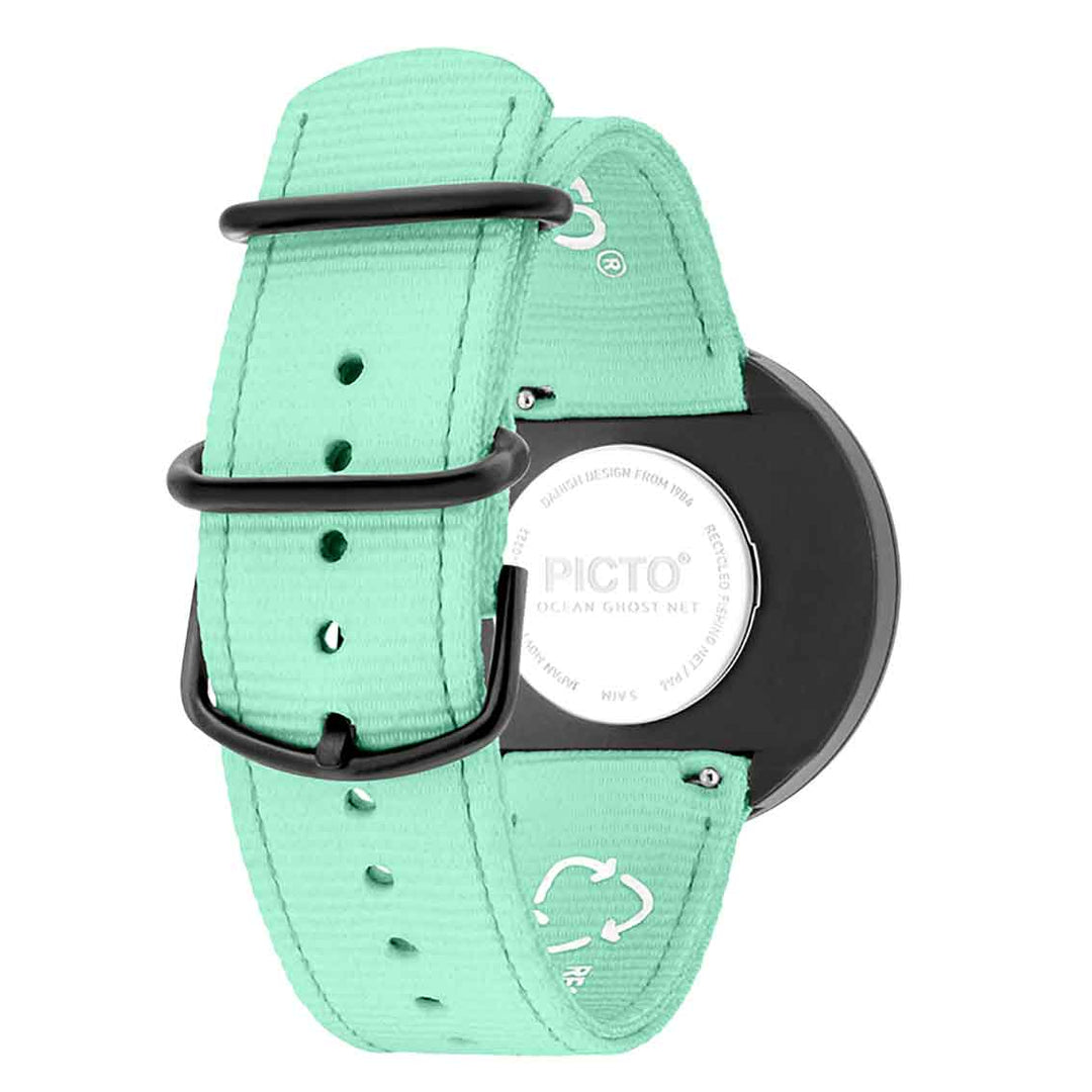 Picto Armbanduhr Pacific Green R44020-R019 Green recycled strap Unisex