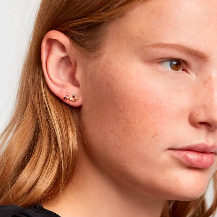 Ohrringe Jungfrau, Sterlingsilber, vergoldet – Tierkreiszeichen