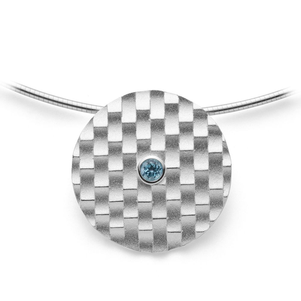 Bastian-Inverun Anhänger Sterlingsilber mit Blautopas 40260