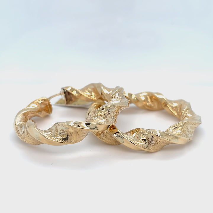 Creolen 585 Gelbgold