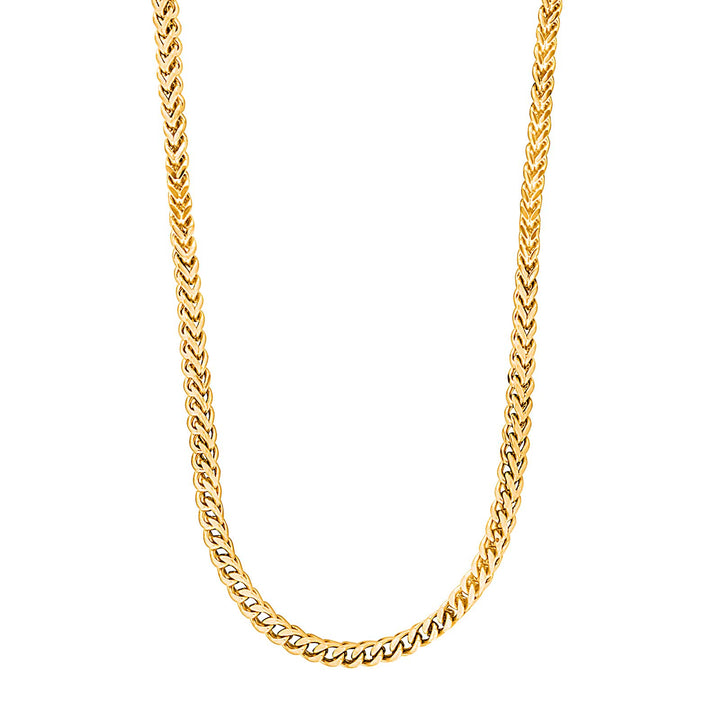 SON Halskette Edelstahl IP Gold 55 + 5 cm