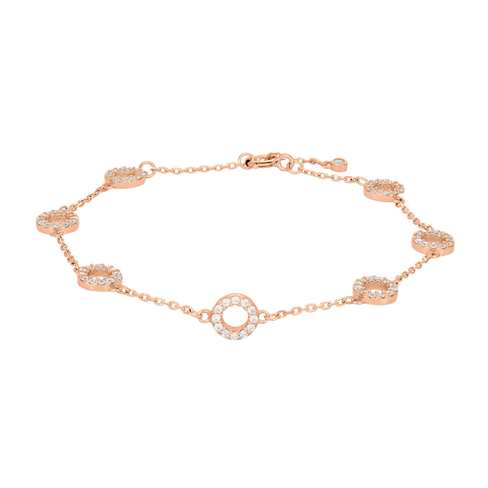 Joanli Nor Armband ANNANOR 6mm Sterlingsilber rosé vergoldet