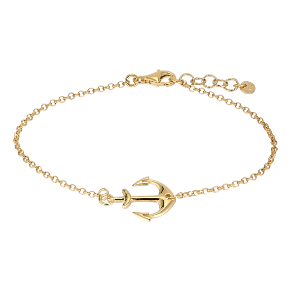 Armband Anchor, Sterlingsilber vergoldet