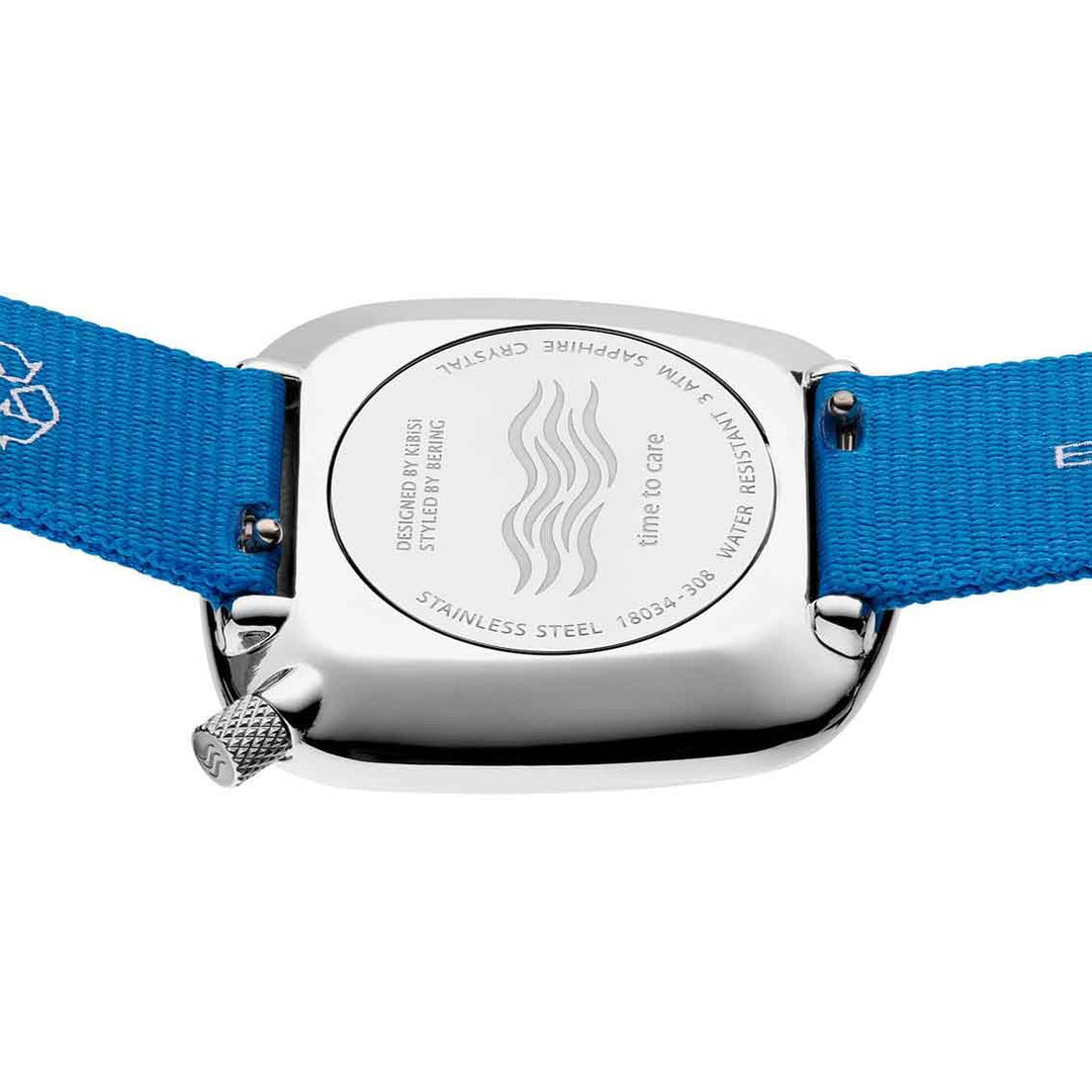 Bering "Ocean Pebble", silber glänzend, 18034-308 back