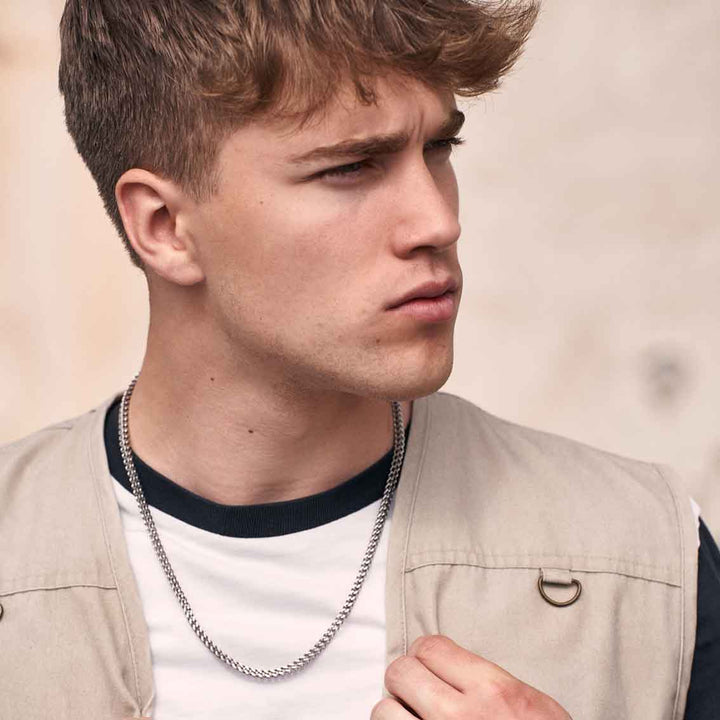 SON Halskette Edelstahl 55 + 5 cm