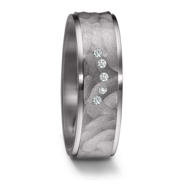 Teno Eheringe Tantal Diamant 0,05 ct - My Fine Jewellery