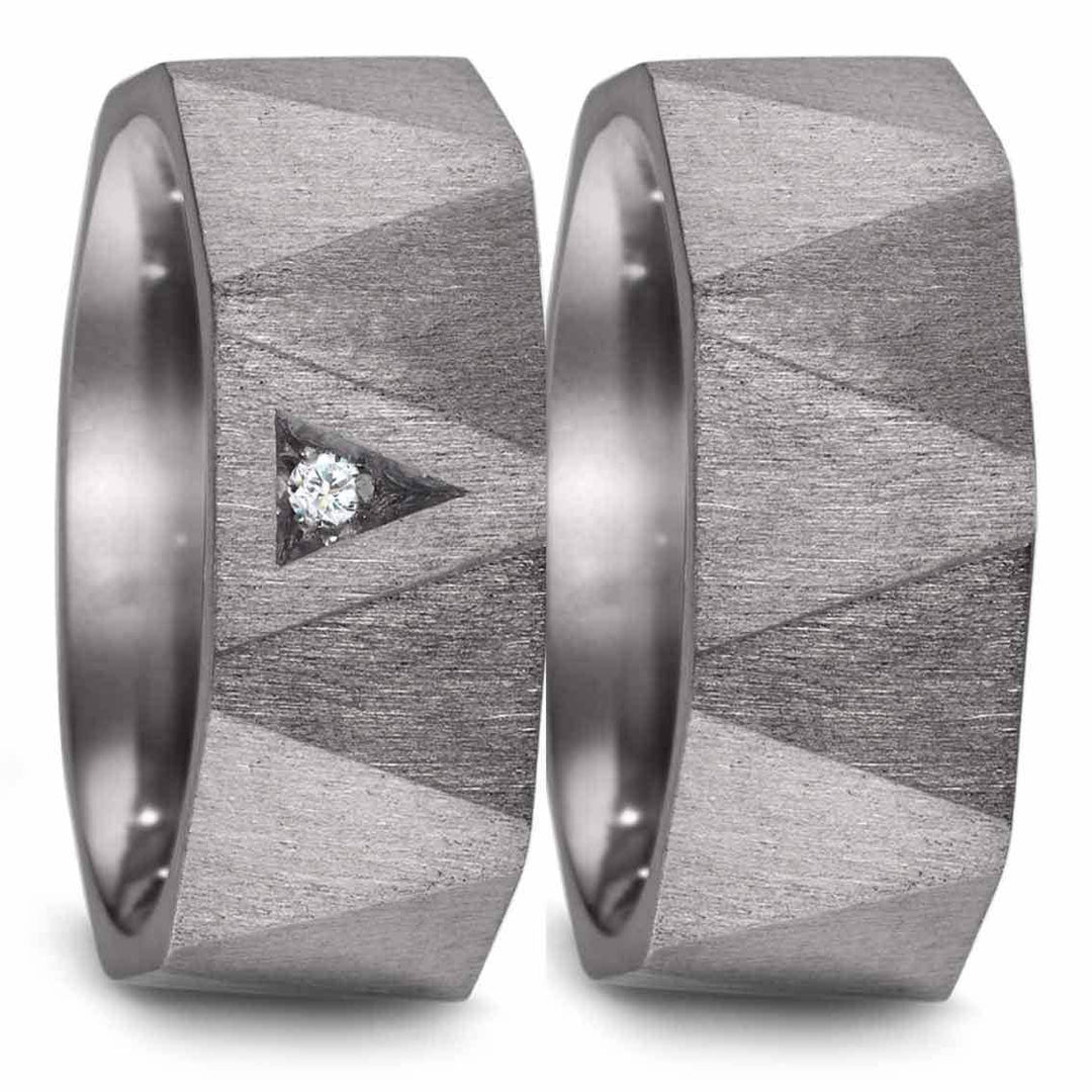 Teno Eheringe Tantal Diamant 0,02 ct - My Fine Jewellery
