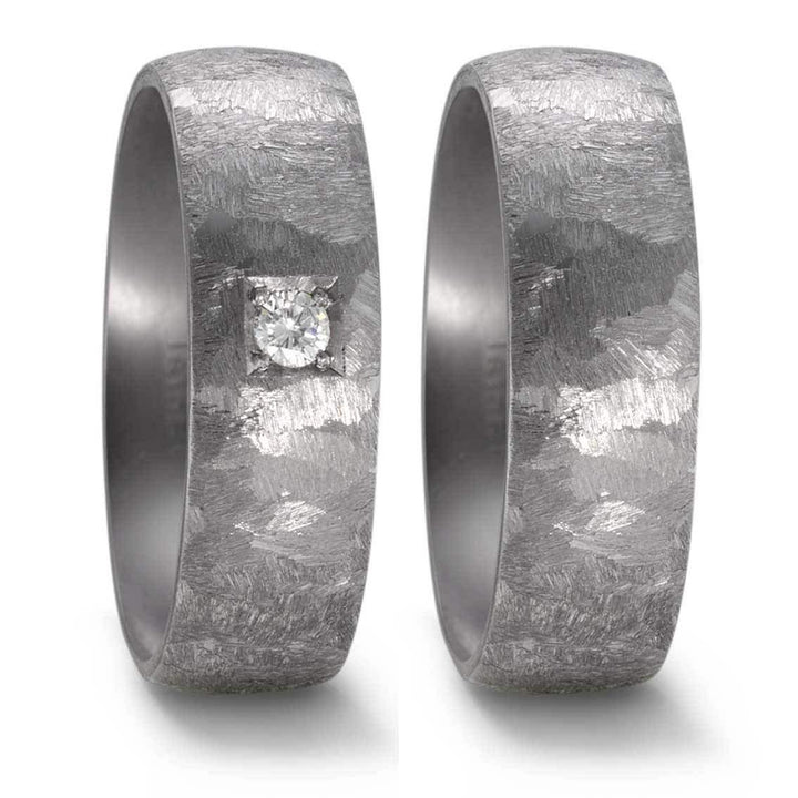 Teno Eheringe Tantal Diamant 0,05 ct - My Fine Jewellery
