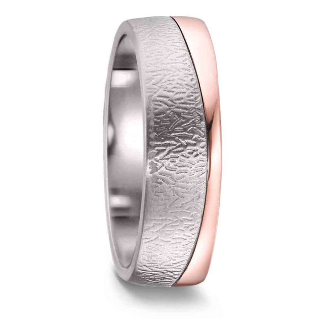 Titanfactory Eheringe Titan, Rotgold - My Fine Jewellery