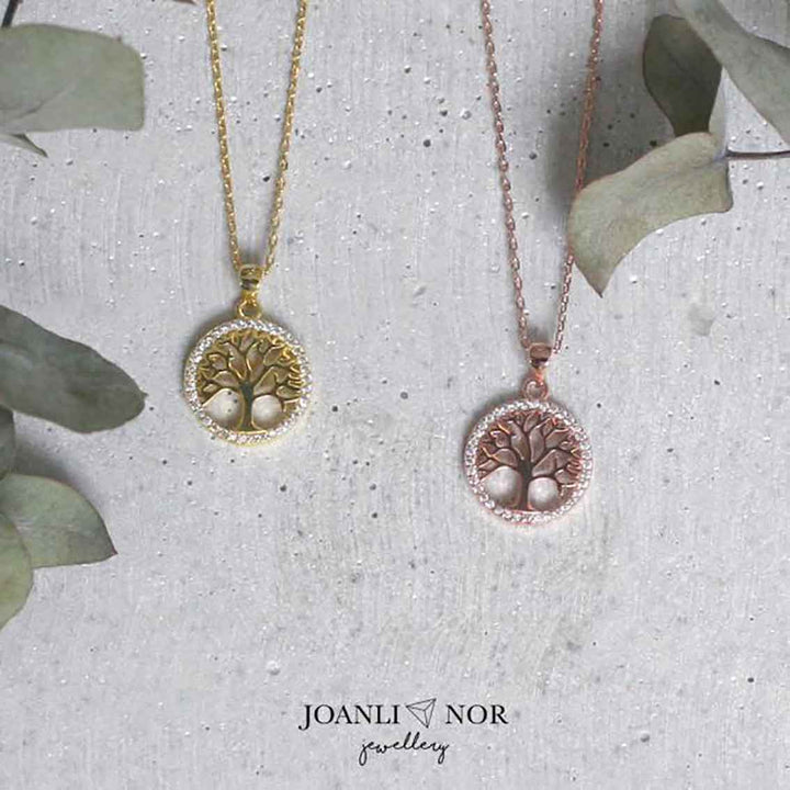 Joanli Nor vergoldete Silber Halskette CAIANOR 15mm