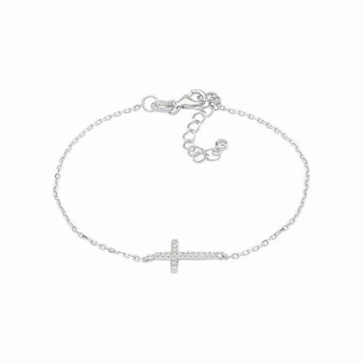 Rhodiniertes Silber Armband ALAINE 17 cm - My Fine Jewellery