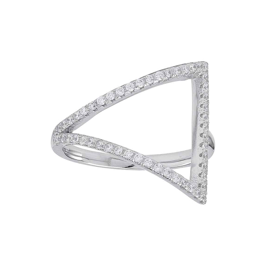 Joanli Nor Ring ALVIRANOR Sterlingsilber rhodiniert mit Zirkonia-Steinen