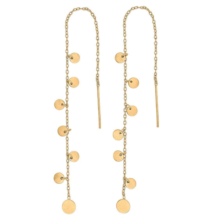 Nordahl Andersen Vergoldeter Silber-Ohrring DISC52 13cm