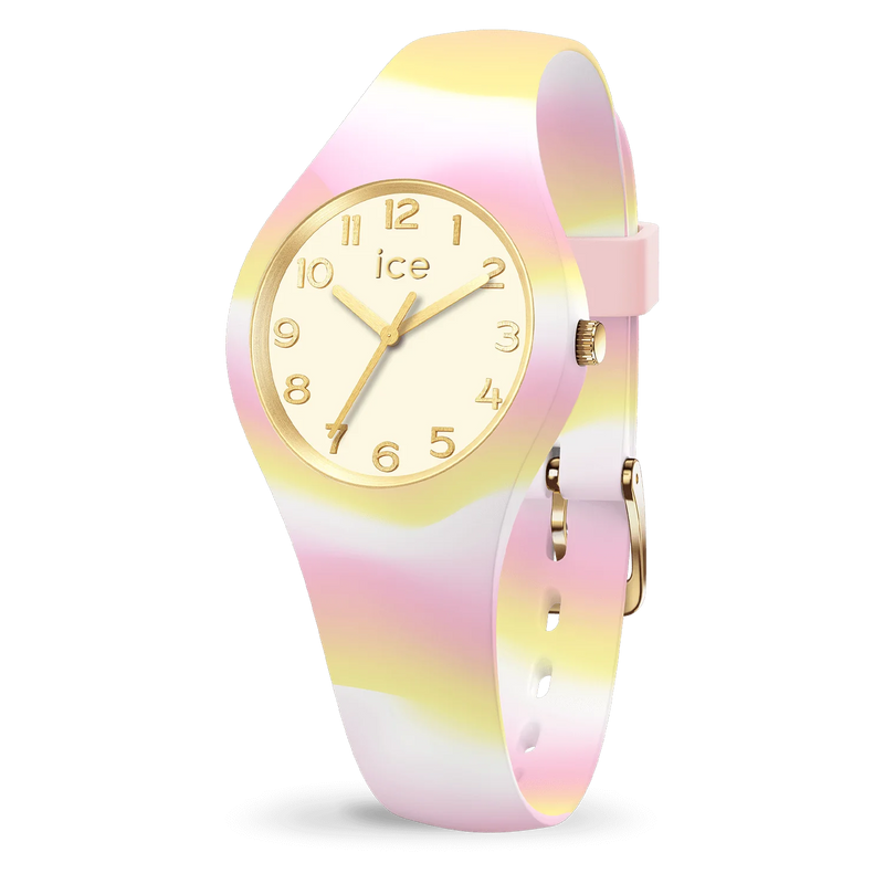 ICE Tie and Dye Crystal Rose XS Kinderuhr