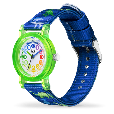ICE Learning Green Dinosaur Kinderuhr