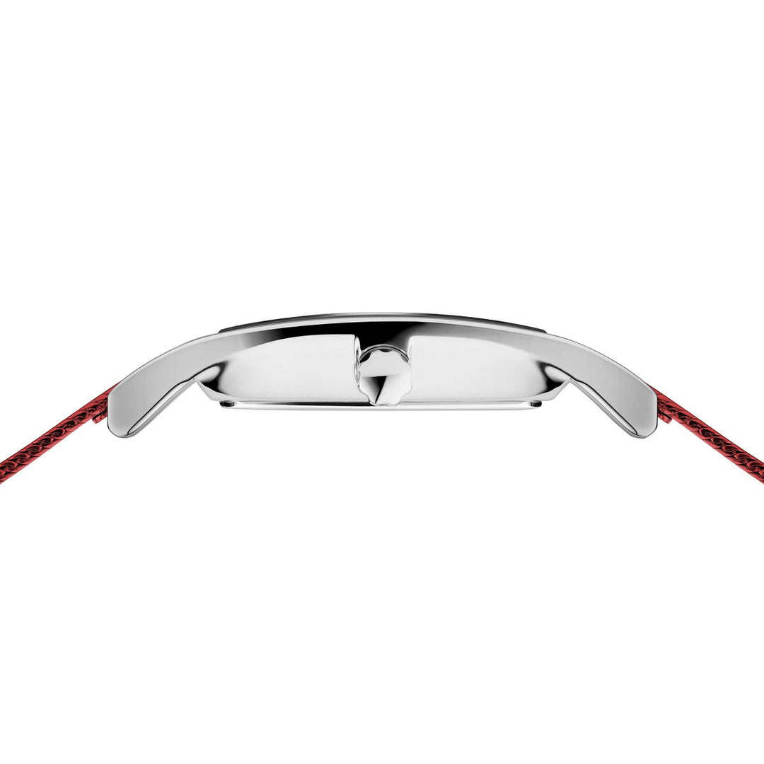 Bering Classic, rot, silber glänzend, 10426-303-S