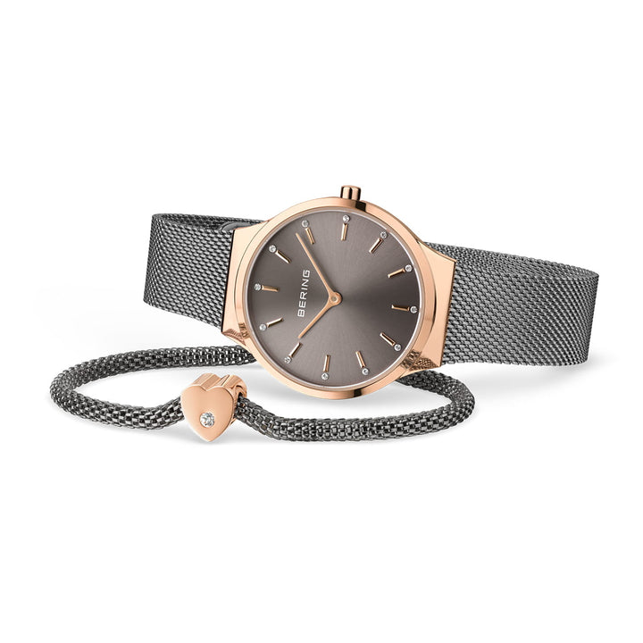 Bering Classic Set, roségold glänzend, 12131-369-GWP