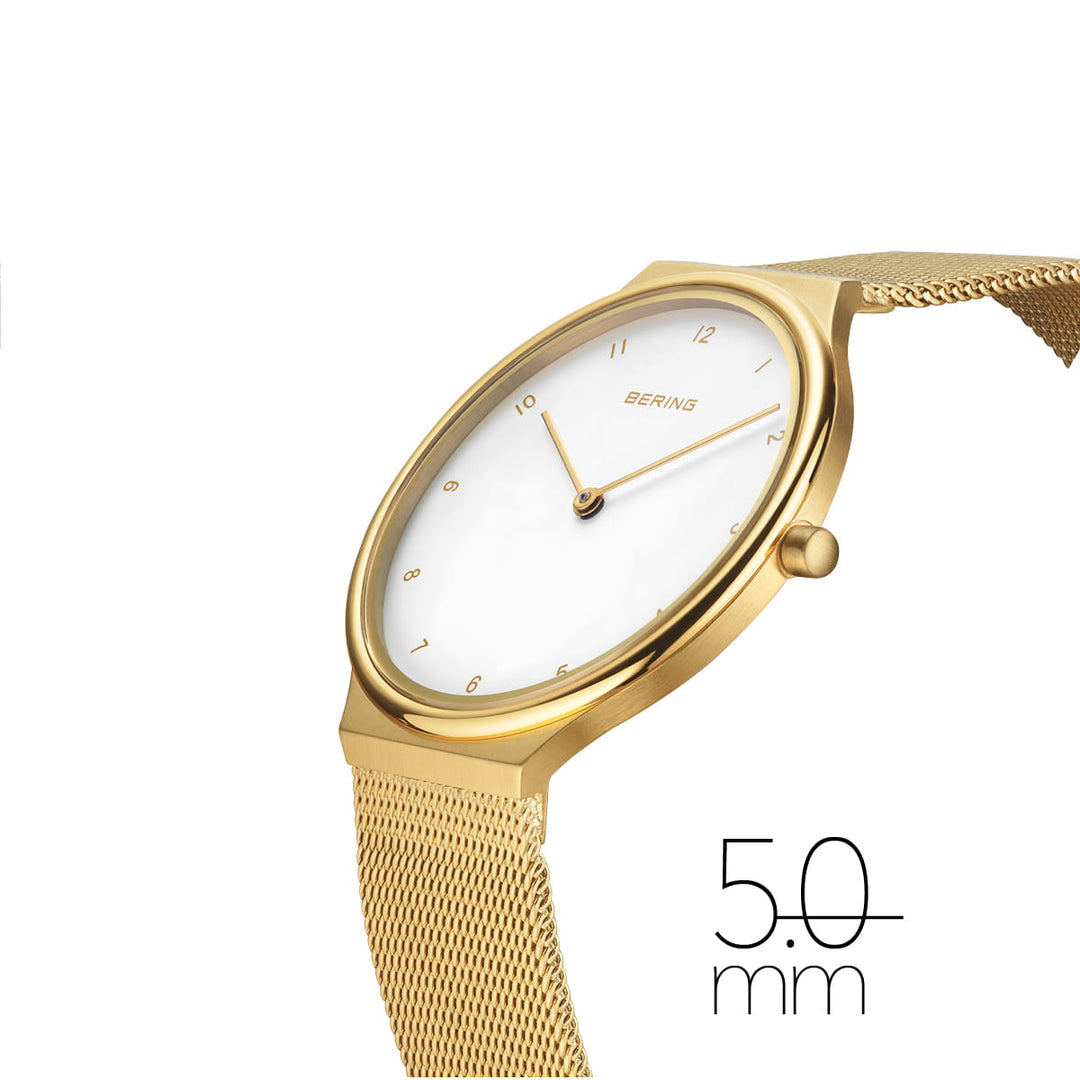 Bering Ultra Slim, gold poliert/gebürstet, 18434-334