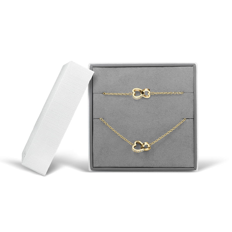 Bering Schmuck-Set Arctic Symphony, gold glänzend, 447-659-Gold