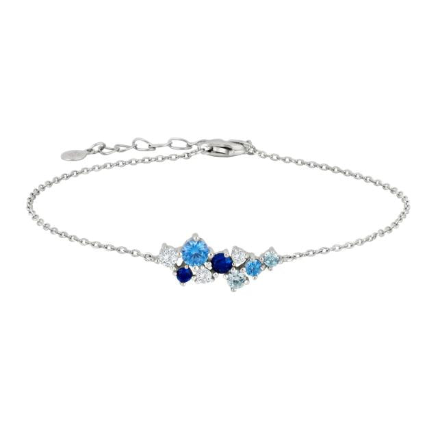 Joanli Nor Armband NADINENOR blau Sterlingsilber