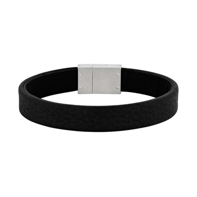 SON Armband schwarzes Kalbsleder glatt