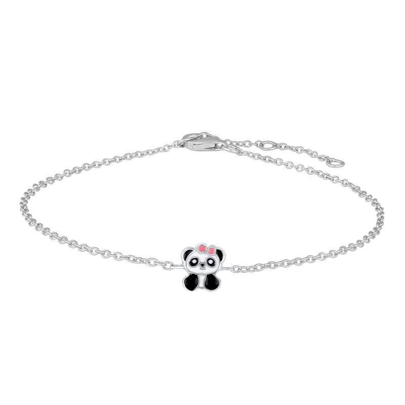 NOA Kids Armband, Panda-Symbol, Sterlingsilber