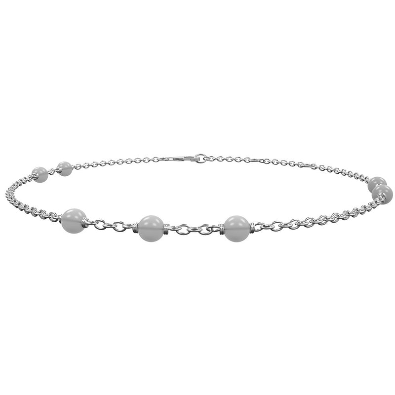 Nordahl Andersen Armband SWEETS52 Sterlingsilber, Grauer Mondstein