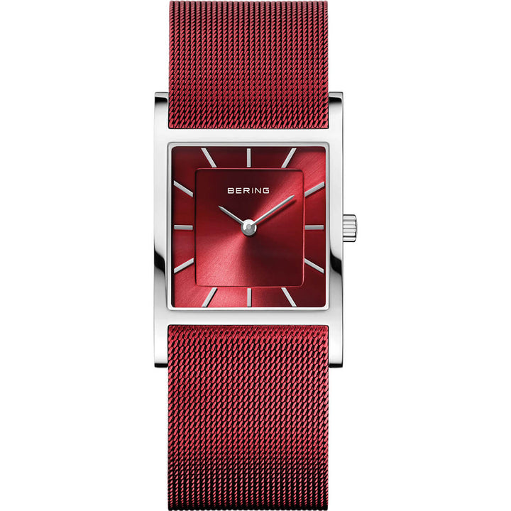 Bering Classic, rot, silber glänzend, 10426-303-S