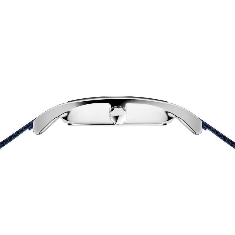 Bering Classic, blau, silber glänzend, 10426-307-S