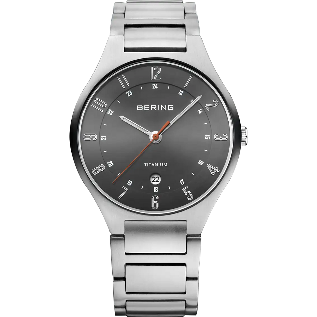 Bering Titanium, silber gebürstet, 11739-772