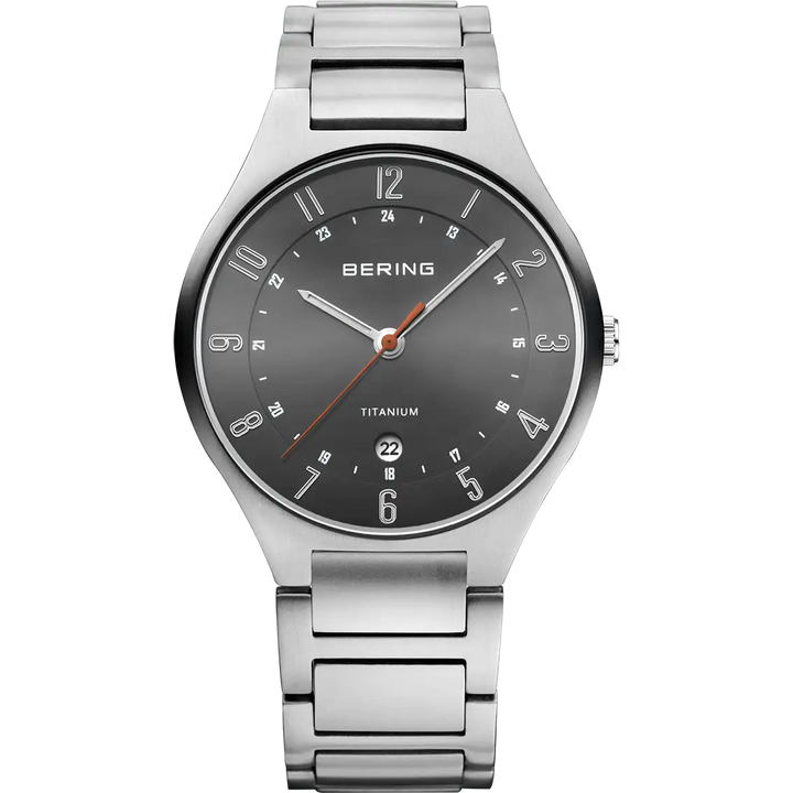 Bering Titanium, silber gebürstet, 11739-772