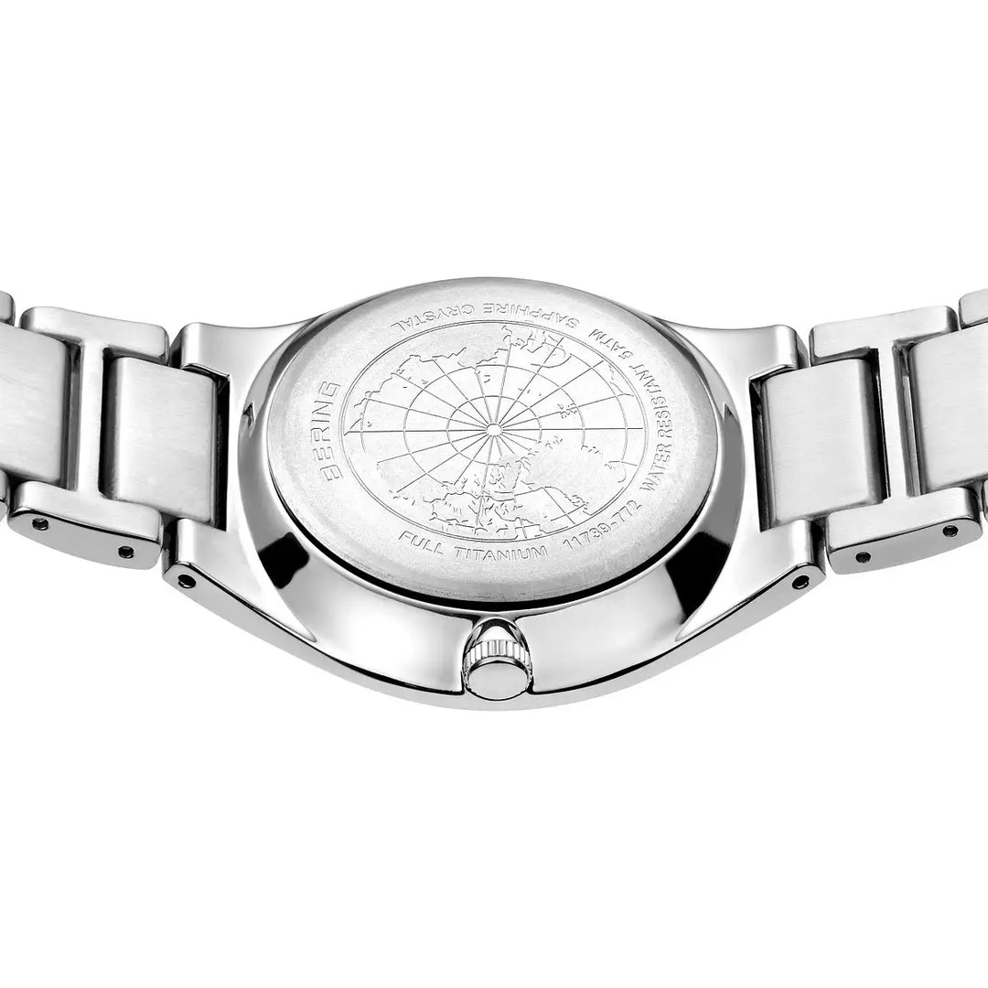 Bering Titanium, silber gebürstet, 11739-772