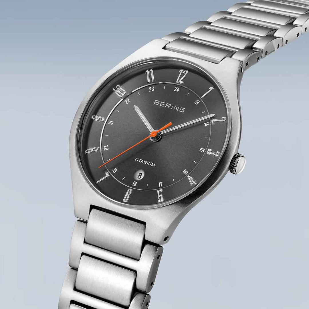 Bering Titanium, silber gebürstet, 11739-772