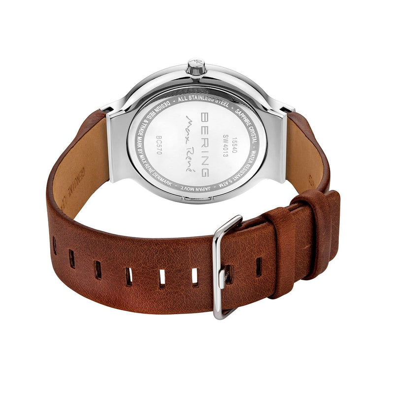 Bering Herrenuhr Max René silber glänzend 15540-504